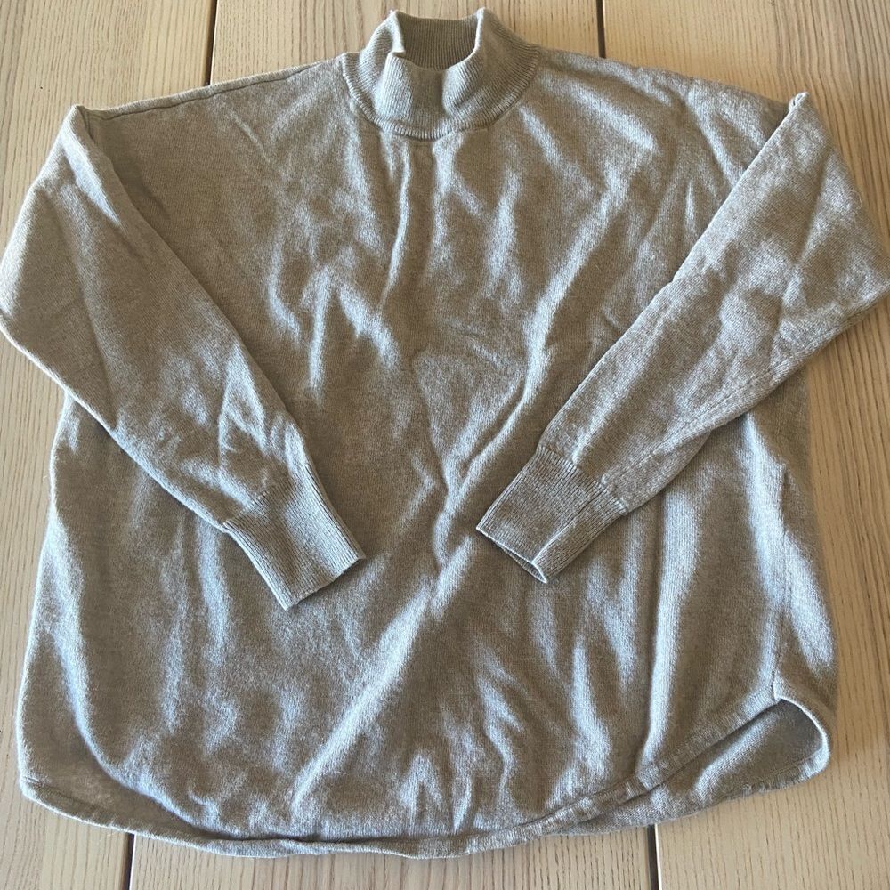 MADEWELL Ashbury Mock Neck Sweater-S - Picture 2 of 4